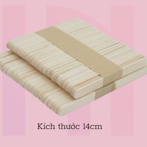 Combo 50 Que Gỗ Đè Lưỡi Phết Sáp Tiện Dụng