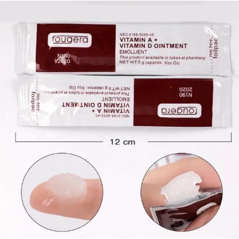 Gel Dưỡng Môi Gói Vitamin AD dưỡng mày môi sau xăm, giúp dưỡng mềm và tái tạo da sau xăm