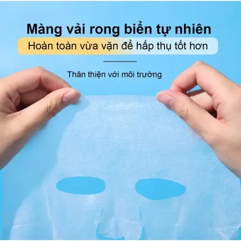 Hộp 5 miếng mặt nạ Hyaluronic Acid Hobebar chứa Pro-Xylanh giúp phục hồi làm trắng cấp nước sâu và dưỡng ẩm cho da