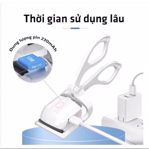 Máy uốn mi điện thông minh- Kẹp bấm mi điện đa năng nhỏ gọn đa năng làm cong nhanh chóng