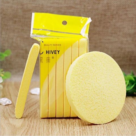 Combo 12 Bông làm từ bọt biển thiên nhiên nên thân thiện với làn da