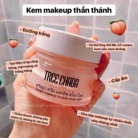 Kem lót trang điểm Tree chada makeup đẹp