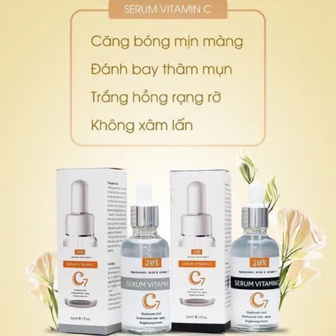 Serum vitamin C dưỡng trắng hiệu quả 60ml