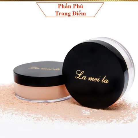 Phấn phủ dạng bột Lameila chất bột mỏng mịn, tông màu tự nhiên mang đến cho bạn lớp phủ hoàn thiện