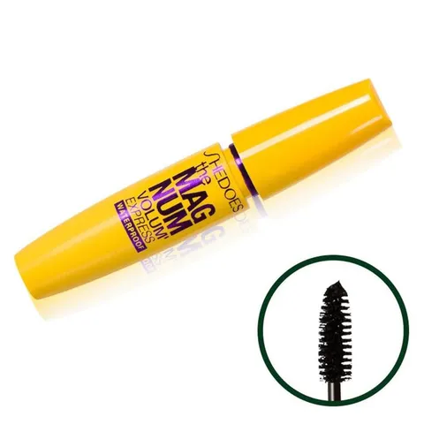 Mascara  Vàng 3D sợi tơ tằm làm cong dày  màu đen không thấm nước khô nhanh không lem không trôi