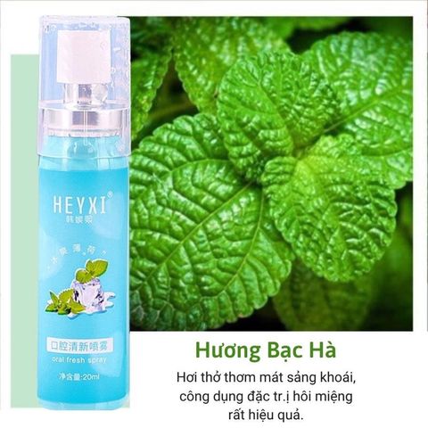 Xịt Thơm Miệng Hương Trái Cây Loại Bỏ Hơi Thở Có Mùi