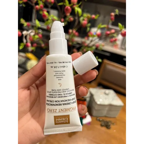 Kem Đêm Làm Sáng Da Giúp Làm Mờ Nám MartiDerm PigMent Zero DSP Renovation Cream 40ML