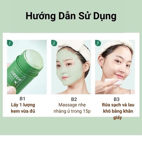 Thanh Lăn Mặt Nạ Cà Tím Trắng Da, Thanh Lăn Mặt Nạ Đất Sét Trắng Da Sạch Mụn Kiềm Dầu