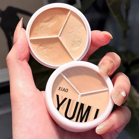 Phấn tươi che khuyết điểm 3 màu CAO CẤP có dưỡng không gây bết dính