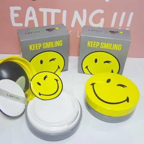 Phấn nước kiềm dầu, che khuyết điểm SMILEY TIGHUP PRIDATION LAPCOS CHUẨN CHÍNH HÃNG DATE 2023