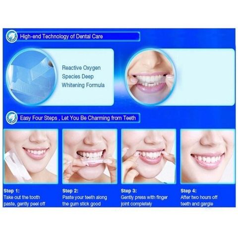 Miếng Dán Trắng Răng 3D White Teen Whitening Strip