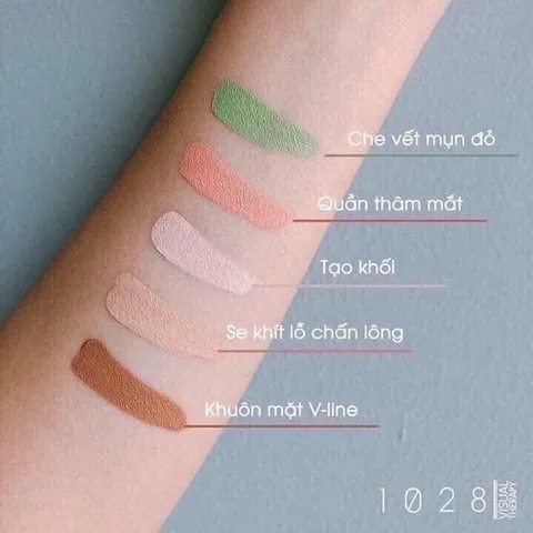 Bảng che khuyết điểm 5 ô Allround Concealer Palette