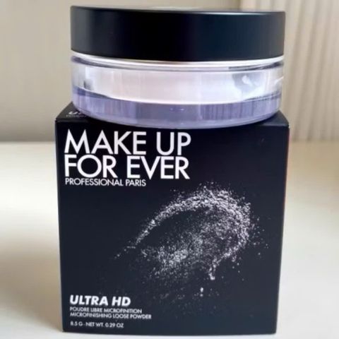 Phấn phủ bột không màu MakeUpForEver Ultra HD Microfinishing Loose Powder 8.5g Fullsize tone sáng tự nhiên