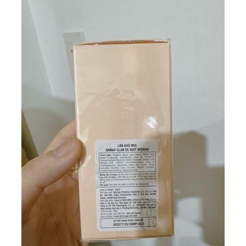 Lăn khử mùi ARMAF Club De Nuit Woman 75g Chính hãng