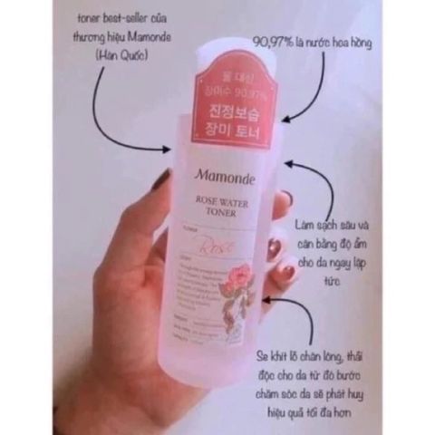 Nước Hoa Hồng Mamonde Rose Water Toner 250ml 777202
