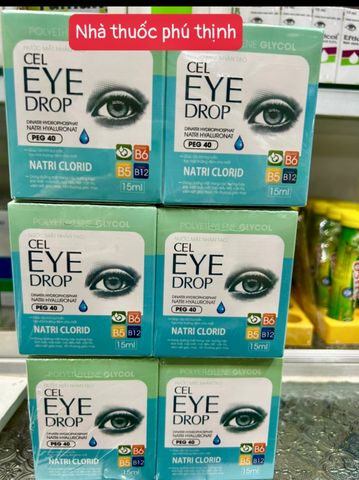 Nhỏ mắt nhân tạo cel eye drop giúp làm sáng mắt, hết mỏi và khô mắt