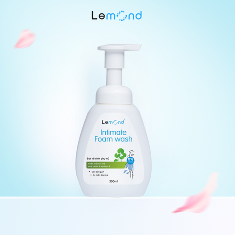 Bọt vệ sinh nữ dịu nhẹ Intimate Lemond (C/300ml)