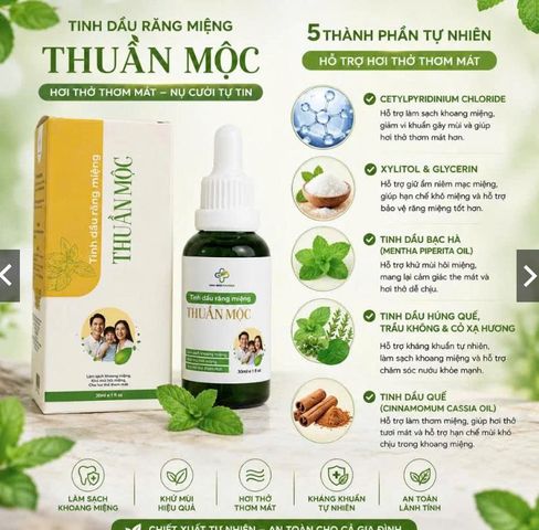 Tinh dầu răng miệng chai 30ml hàng chính hãng