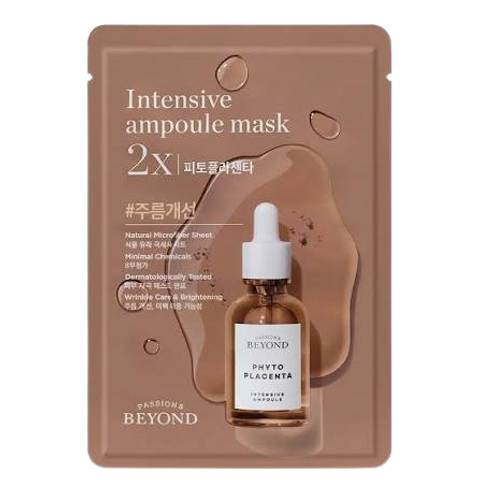 Mặt nạ dưỡng ẩm săn chắc cơ Intensive Ampoule 2X Phytoplacenta Beyond (hộp/10 miếng x 25ml)