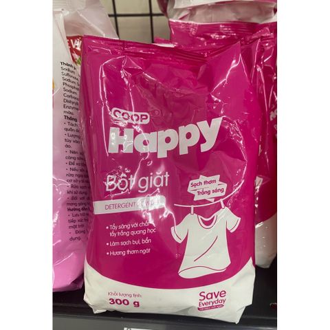 Bột giặt sạch thơm Happy 300g