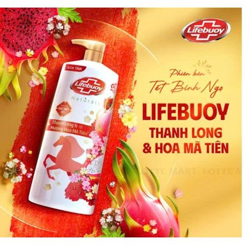 SỮA TẮM LIFEBUOY THANH LONG & HƯƠNG HOA MÃ TIÊN