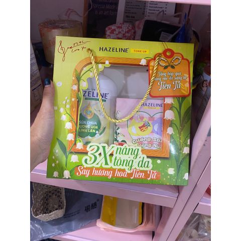 sữa tắm Hazeline nâng tông da HOA TIÊN TỬ 667ml +Blindbox GƯƠNG