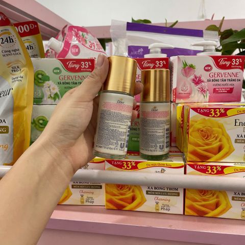 Lăn Khử Mùi Dove Radiant+Care Serum 3% Niacinamide & Collagen Sáng Da Dưỡng Mịn 40ml