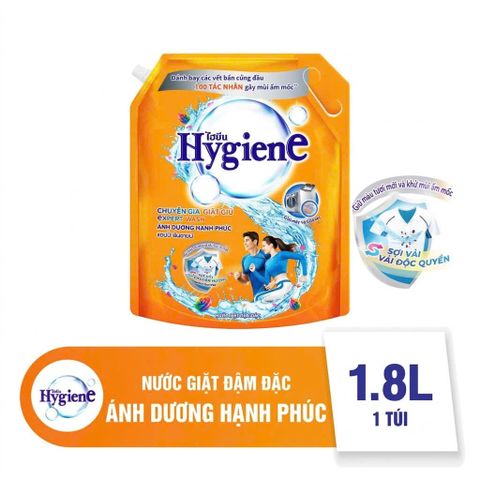 Nước Giặt Đậm Đặc Hygiene Expert Wash Túi 1.8L (1800ml) - Chính Hãng Thái Lan Đủ 4 Mùi Hương