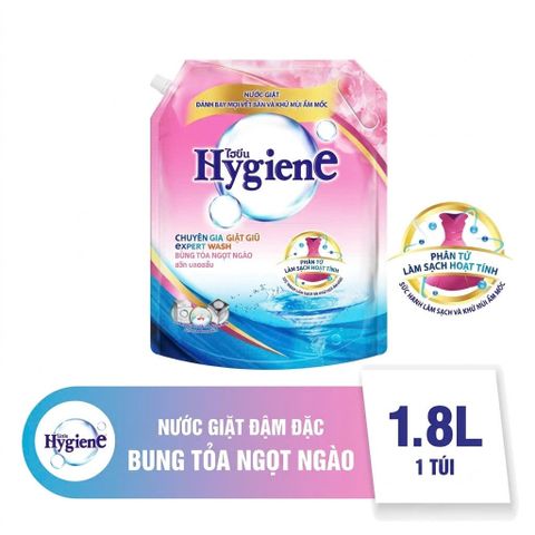 Nước Giặt Đậm Đặc Hygiene Expert Wash Túi 1.8L (1800ml) - Chính Hãng Thái Lan Đủ 4 Mùi Hương