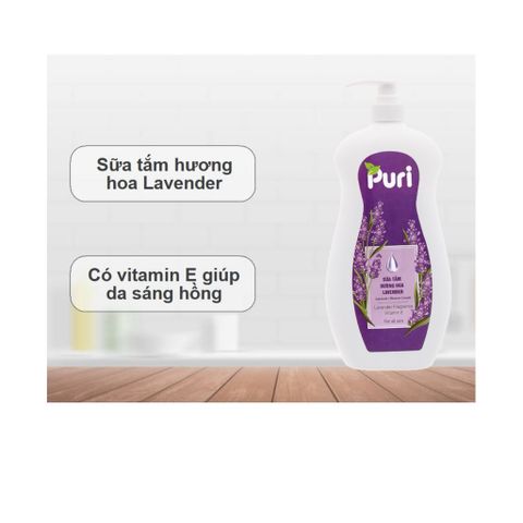 Sữa tắm hương hoa Lavender Puri