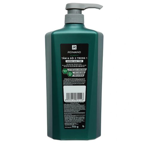 Romano Classic 2in1 Hair & Body Wash – Tắm & Gội