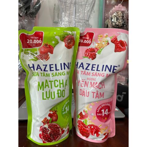 Sữa tắm hazeline dưỡng ẩm sáng da