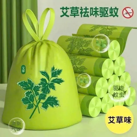 túi đựng rác ngải cứu – khử mùi hiệu quả, hạn chế côn trùng, thân thiện môi trường