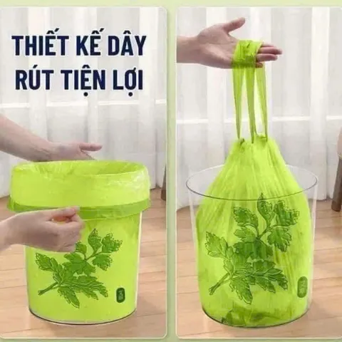 túi đựng rác ngải cứu – khử mùi hiệu quả, hạn chế côn trùng, thân thiện môi trường