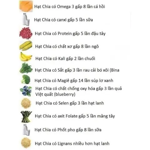 hạt chia dinh dưỡng – bổ sung chất xơ, tiện lợi cho chế độ ăn healthy