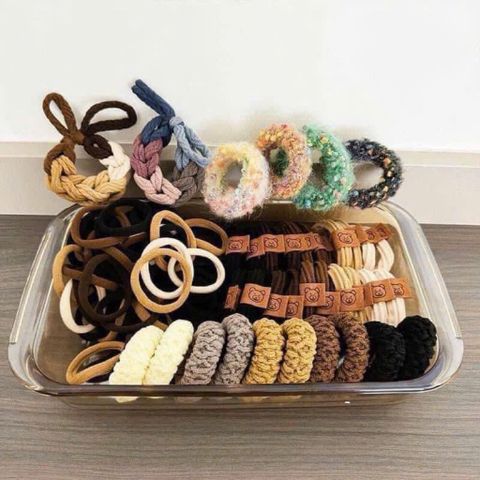 set 136 phụ kiện tóc cho bé gái và chị em – siêu nhiều mẫu, dùng cả năm chưa hết