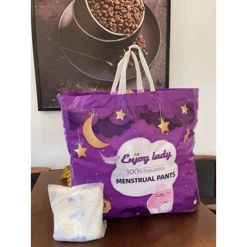 BVS Dạng Quần Enjoy Lady Cao Cấp (Bịch Lớn 50 Miếng) – Bỉm Quần Chống Tràn Thông Minh Khô Thoáng