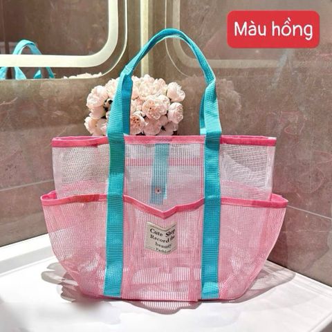 Túi lưới đi biển size lớn , xinh xắn , tiện lợi ,cá tính cho các nàng.( không kèm móc khoá)