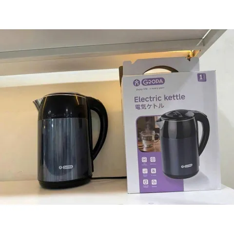 Ấm Siêu Tốc 2 Lớp Cách Nhiệt 2L – Bình Đun Nước Siêu Tốc Lõi Inox 304 Chống Bỏng, Tự Ngắt An Toàn