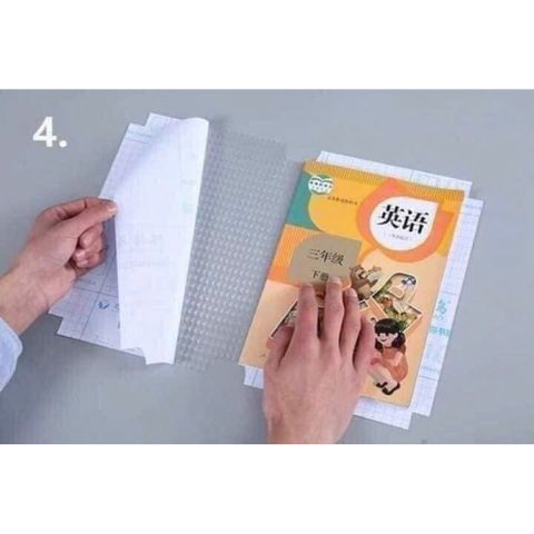 Set 10 Tờ Decal Bọc Sách Vở Tự Dính Thông Minh (Size 47x34cm) – Bọc Sách Chống Thấm Nước