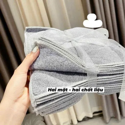 Set 20 khăn  lau đa năng size lớn 25x25cm – mềm dày, thấm hút cực tốt