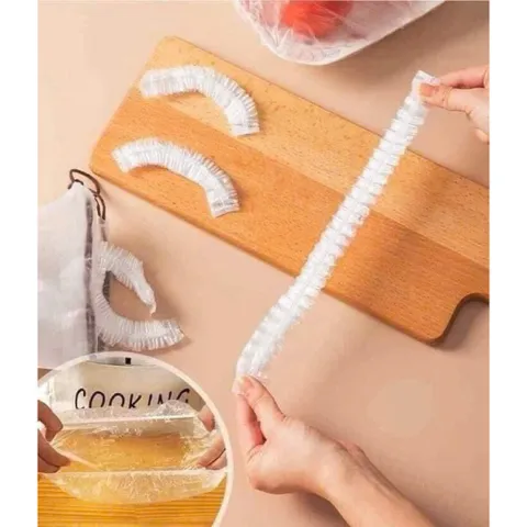Túi 100 Miếng màng bọc  Gấu Bọc Thực Phẩm  - Tiện Lợi, Dai Bền, Chống Mùi Tuyệt Đối