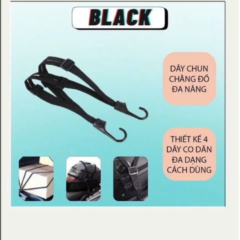 🌟 DÂY THUN BUỘC ĐỒ XE MÁY CAO CẤP – CO GIÃN SIÊU BỀN 🌟  🔥 Chằng hàng chắc chắn – Đi đâu cũng yên tâm!