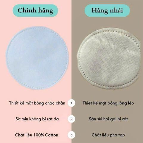 Bông Tẩy Trang Lamer 201 Miếng / 210 Miếng Cao Cấp – 100% Organic Cotton Mềm Mịn Công Nghệ EU Không Xơ Bông