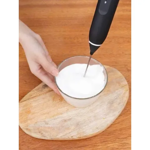 Máy Tạo Bọt Cafe Mini 3 Tốc Độ – Máy Đánh Trứng Cầm Tay Không Dây Cao Cấp, Có 2 Đầu Que Đổi Tiện Lợi