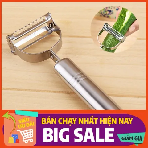 DỤNG CỤ GỌT VỎ & BÀO SỢI ĐA NĂNG 2 TRONG 1 – THÉP KHÔNG GỈ CAO CẤP