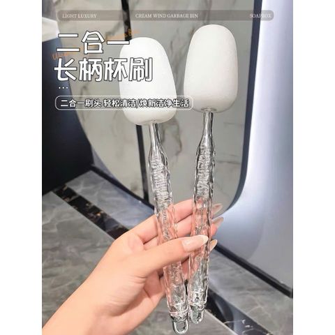 Cọ Rửa Bình Sữa Có Tay Cầm – Cọ Rửa Cốc Ly 360 Độ, Cọ Vệ Sinh Bình Sữa Không BPA, Dễ Treo Khô