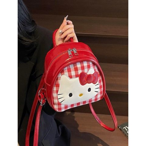 Ba Lô Hello Kitty Mini Cho Bé Gái Và Mẹ | Túi Đeo Lưng Hoạt Hình Dễ Thương Phong Cách Hàn Quốc