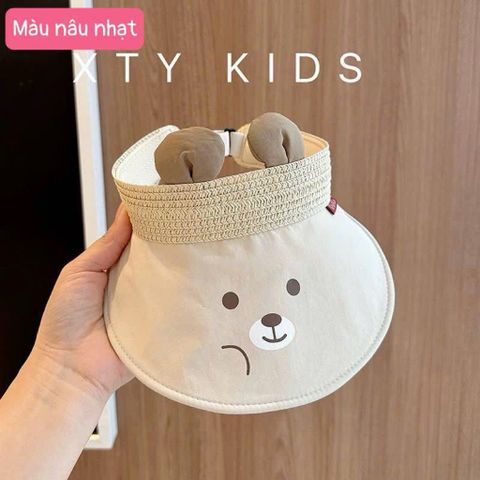 🐻🐰 MŨ CHỐNG NẮNG TRẺ EM HOẠT HÌNH SIÊU CUTE – CHE NẮNG HIỆU QUẢ CHO BÉ 🌞