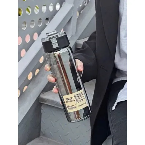 🔥 COMBO 3 BÌNH NƯỚC MUJI XUẤT NHẬT - TONE ĐEN HUYỀN BÍ(300ml - 550ml - 800ml)